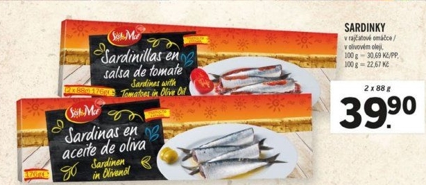 Sardinky v omáčce Sol&