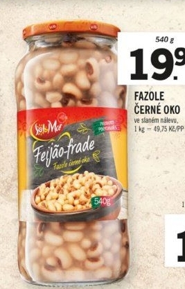 Fazole černé oko Sol&