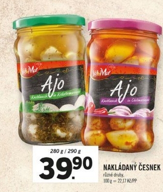 Nakládaný česnek Sol&amp