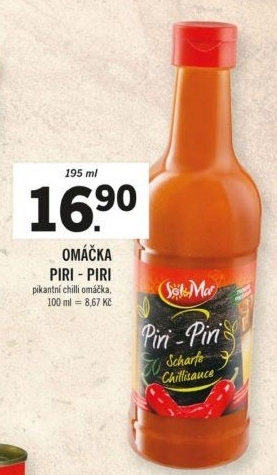 Chilli omáčka Piri Piri Sol&amp