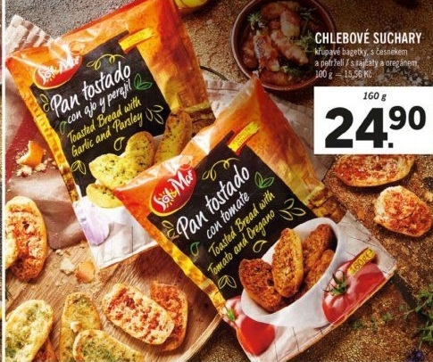 Krekry chlebové Sol&amp