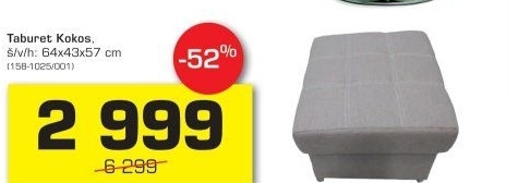 Taburet Kokos