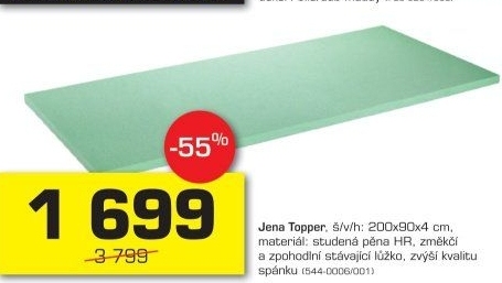 Matrace Jena Topper