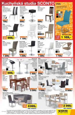 akční leták Sconto nábytek 1.8.2018-21.8.2018
