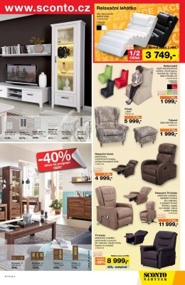 akční leták Sconto nábytek 1.8.2018-21.8.2018