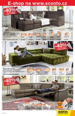 akční leták Sconto nábytek 1.8.2018-21.8.2018