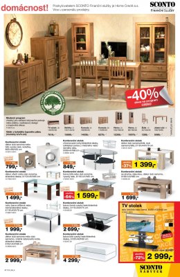 akční leták Sconto nábytek 1.8.2018-21.8.2018