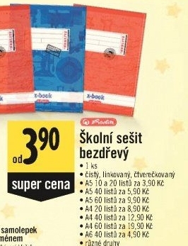 Školní sešit A5 Herlitz
