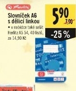 Školní sešit A6 Herlitz