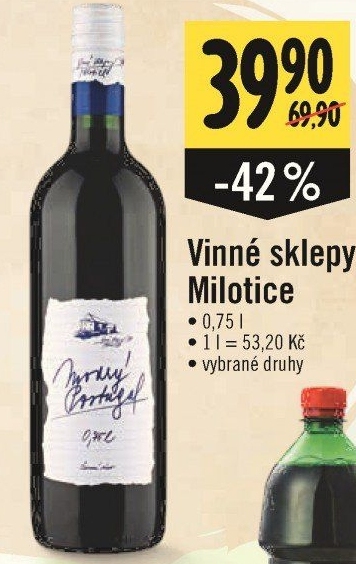 Víno Vinné sklepy Milotice