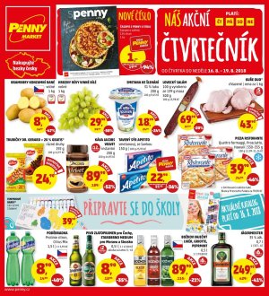 akční leták Penny Market 16.8.2018-19.8.2018