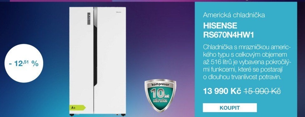 Americlá chladnička Hisense RS670N4HW1