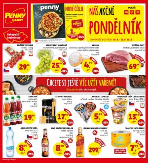 akční leták Penny Market 20.8.2018-22.8.2018