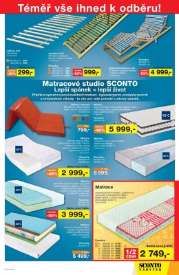 akční leták Sconto nábytek 22.8.2018-4.9.2018