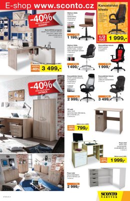 akční leták Sconto nábytek 22.8.2018-4.9.2018