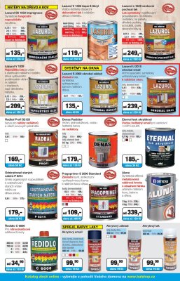 akční leták Barvy a laky drogerie 28.8.2018-15.9.2018
