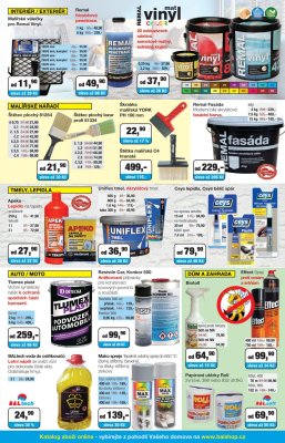 akční leták Barvy a laky drogerie 28.8.2018-15.9.2018