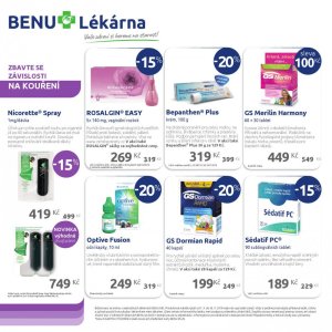 akční leták BENU Lékárna 1.9.2018-30.9.2018