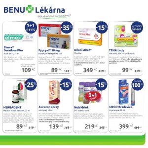 akční leták BENU Lékárna 1.9.2018-30.9.2018