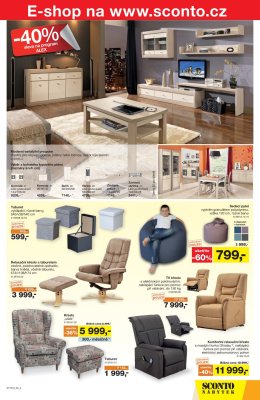 akční leták Sconto nábytek 5.9.2018-18.9.2018