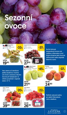 akční leták Tesco 5.9.2018-11.9.2018