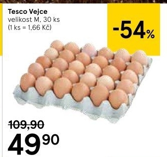Vejce M Tesco