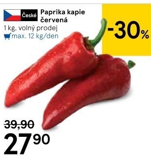 Paprika červená kapie