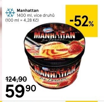 Zmrzlina v kelímku Manhattan Nestlé