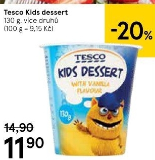 Dezert dětský Tesco