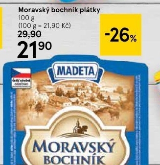 Sýr Moravský bochník Madeta