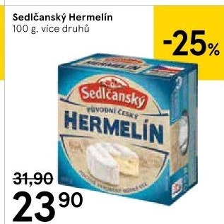 Sýr Hermelín Sedlčanský