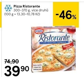 Pizza mražená Ristorante Dr. Oetker