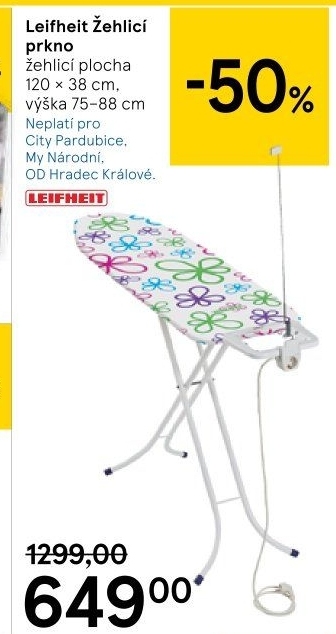 Žehlicí prkno Leifheit - Tesco akcniletaky.com