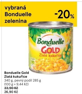 Kukuřice sterilovaná Gold Bonduelle
