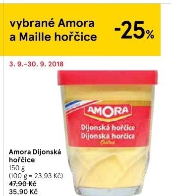 Hořcice Dijonská Amora
