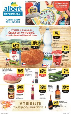akční leták Albert 19.9.2018-25.9.2018