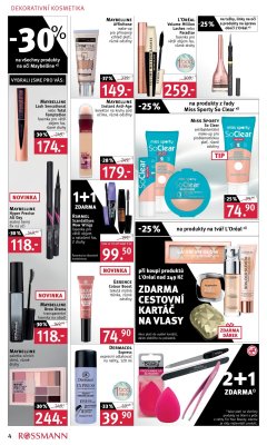 akční leták ROSSMANN drogerie 26.9.2018-9.10.2018