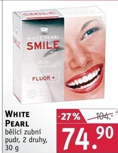 Pudr bělicí na zuby Smile White Pearl