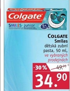 Pasta na zuby dětská Smiles Colgate