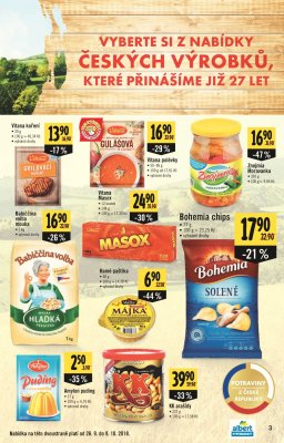 akční leták Albert 26.9.2018-2.10.2018