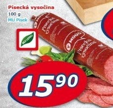 Salám Vysočina písecká Maso uzeniny Písek