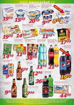 akční leták ESO MARKET 26.9.2018-7.10.2018
