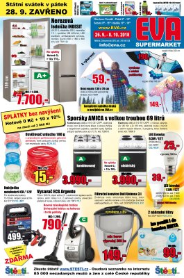 akční leták EVA.cz 26.9.2018-8.10.2018