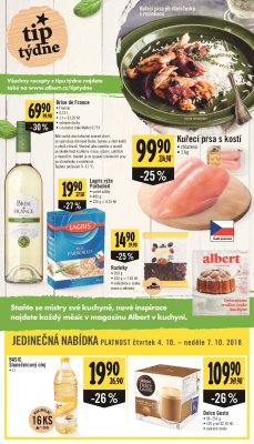 akční leták Albert 3.10.2018-9.10.2018