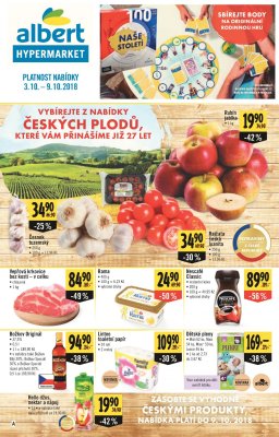 akční leták Albert 3.10.2018-9.10.2018