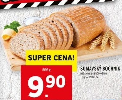 Chléb šumavský bochník