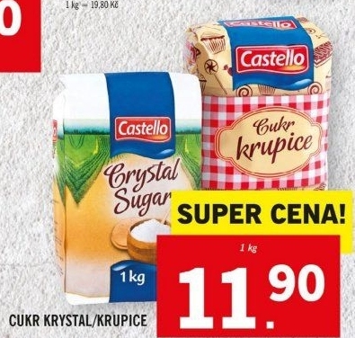 Cukr krystal Castello