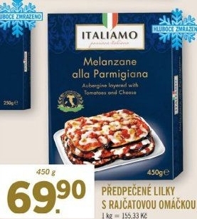 Lilek grilovaný s rajčaty mražený Italiamo