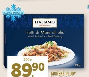 Mořské plody mražené Italiamo