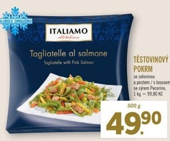 Těstovinový pokrm mražený Italiamo